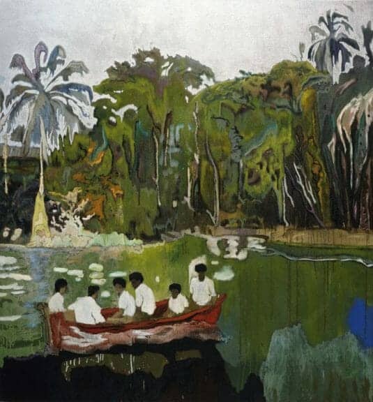 Contemplative poetry 11 Peter_Doig_Red_Boat_(Imaginary_Boys)